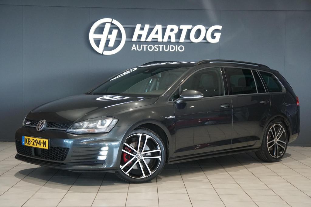 Volkswagen Golf Variant 2.0 TDI GTD EXPORT + ACC / LANE ASSI, Auto's, Stof, Gebruikt, 4 cilinders, Zwart