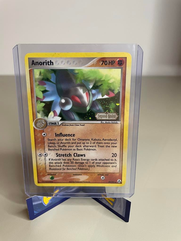 Anorith [Reverse Holo] #29 Pokemon Legend Maker, Ophalen of Verzenden, Gebruikt, Losse kaart, Foil