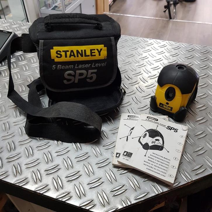 Stanley 1-77-154 Straallaser SP5 II  5 stralen, Doe-het-zelf en Verbouw, Meetapparatuur, Gebruikt