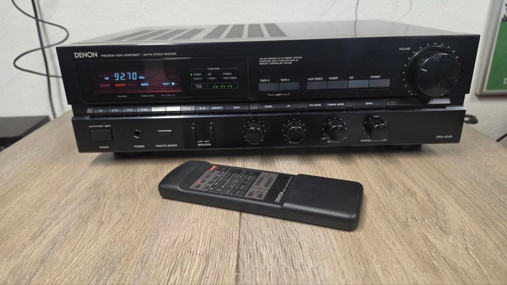 Denon DRA-425 High Fidelity Stereo Receiver + remote, Gebruikt, Denon, Ophalen of Verzenden, Rua 197