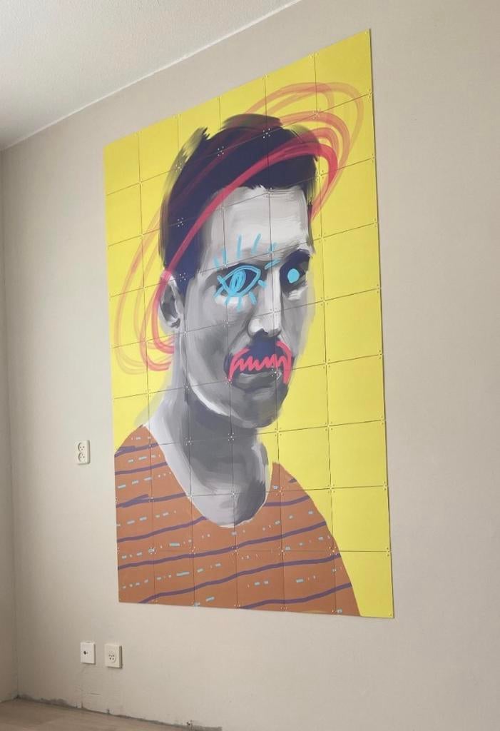 IXXI Freddie Mercury 120x160cm (wordt niet meer verkocht!), Antiek en Kunst, Ophalen of Verzenden