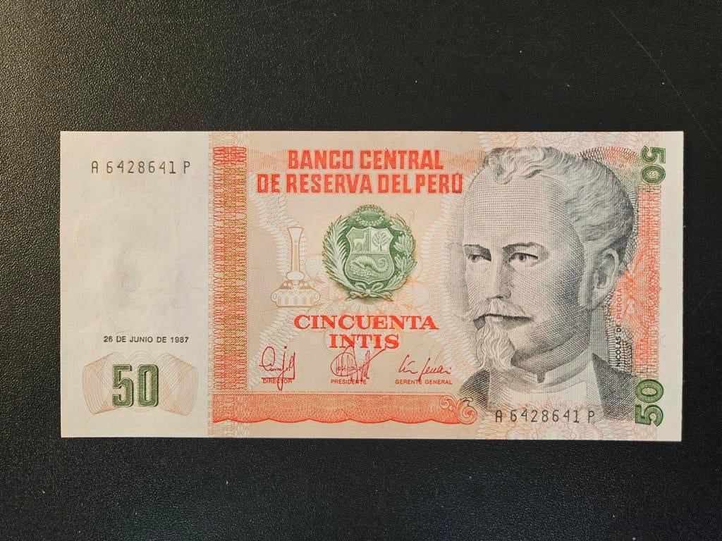 Peru pick 131b 1987 UNC, Ophalen of Verzenden, Zuid-Amerika, Los biljet
