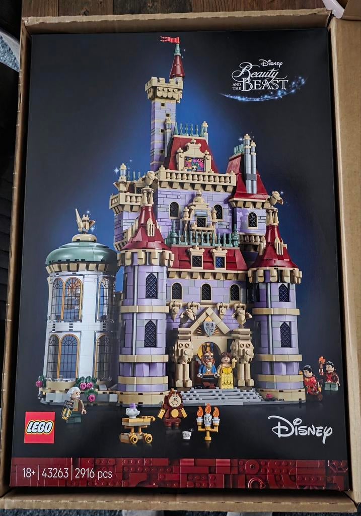 Lego Disney Kasteel van Belle en het Beest (43263), Ophalen of Verzenden, Nieuw, Complete set, Lego