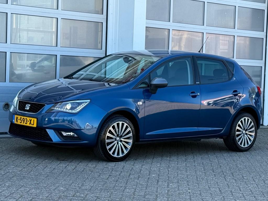 Seat IBIZA 1.2 TSI 86PK Style 5-Drs Clima Half-leer Stoelver, Voorwielaandrijving, Blauw, Ibiza, Bedrijf
