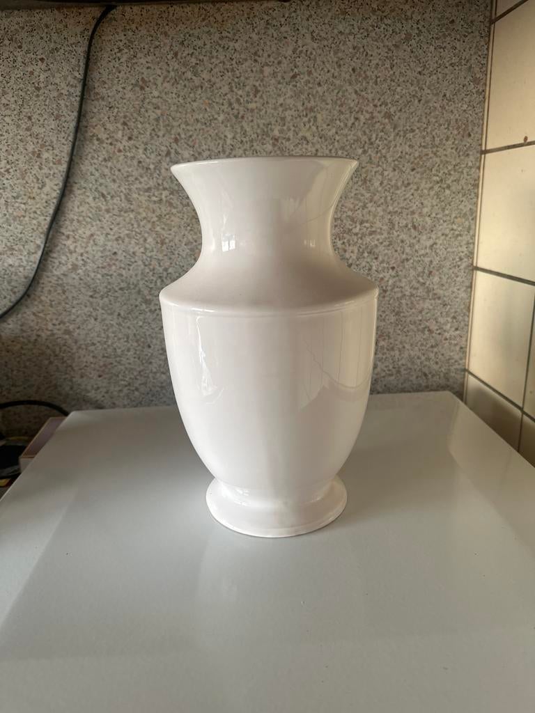 Elegante witte vaas, Antiek en Kunst, Ophalen