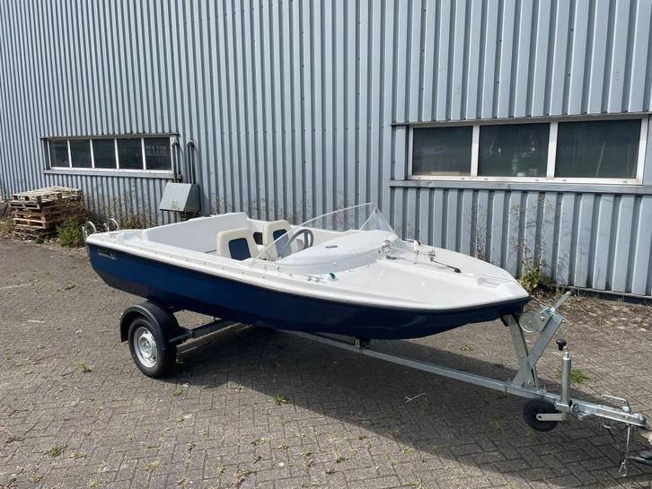 Beekman speedboot | vaar klaar | incl. trailer en motor, Watersport en Boten, Speedboten, Gebruikt, 3 tot 6 meter, Benzine, Minder dan 70 pk