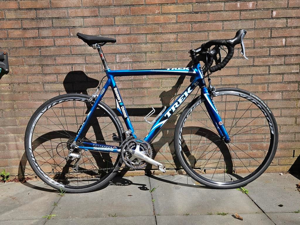 Trek Madone 5.2 Discovery Channel Edition full carbon mt 58, Fietsen en Brommers, Fietsen | Racefietsen, Gebruikt, Carbon, Heren