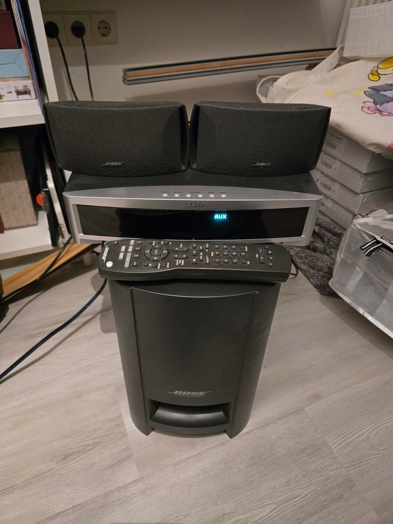 Bose 3-2-1 home cinema set, Audio, Tv en Foto, Home Cinema-sets, Ophalen, Gebruikt, 2.1-systeem, Dvd-speler