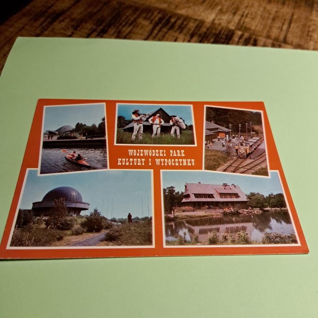 Vintage Ansichtkaart Wojewódzki Park Kultury i Wypoczynku, Ophalen of Verzenden, 1960 tot 1980, Ongelopen, Overig Europa