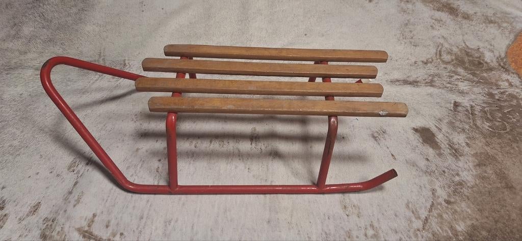 Slee. Brocante. Retro. Vintage., Kinderen en Baby's, Speelgoed | Buiten | Sleeën, Ophalen, Gebruikt