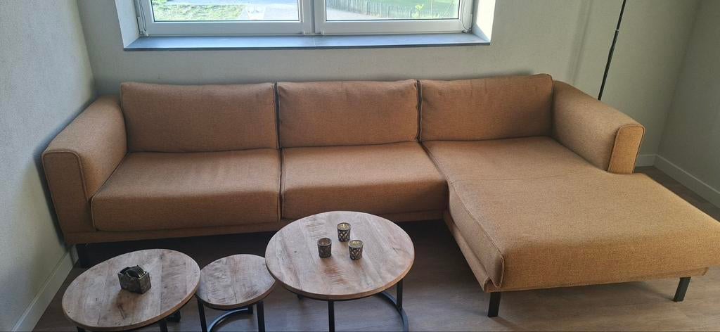 Hoekbank, Ophalen, Gebruikt, Stof