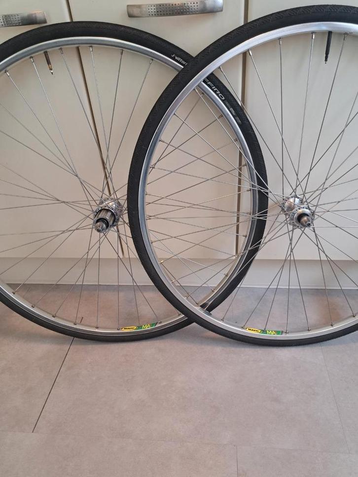 Campagnolo wielset, Fietsen en Brommers, Fietsonderdelen, Gebruikt, Wiel, Ophalen of Verzenden