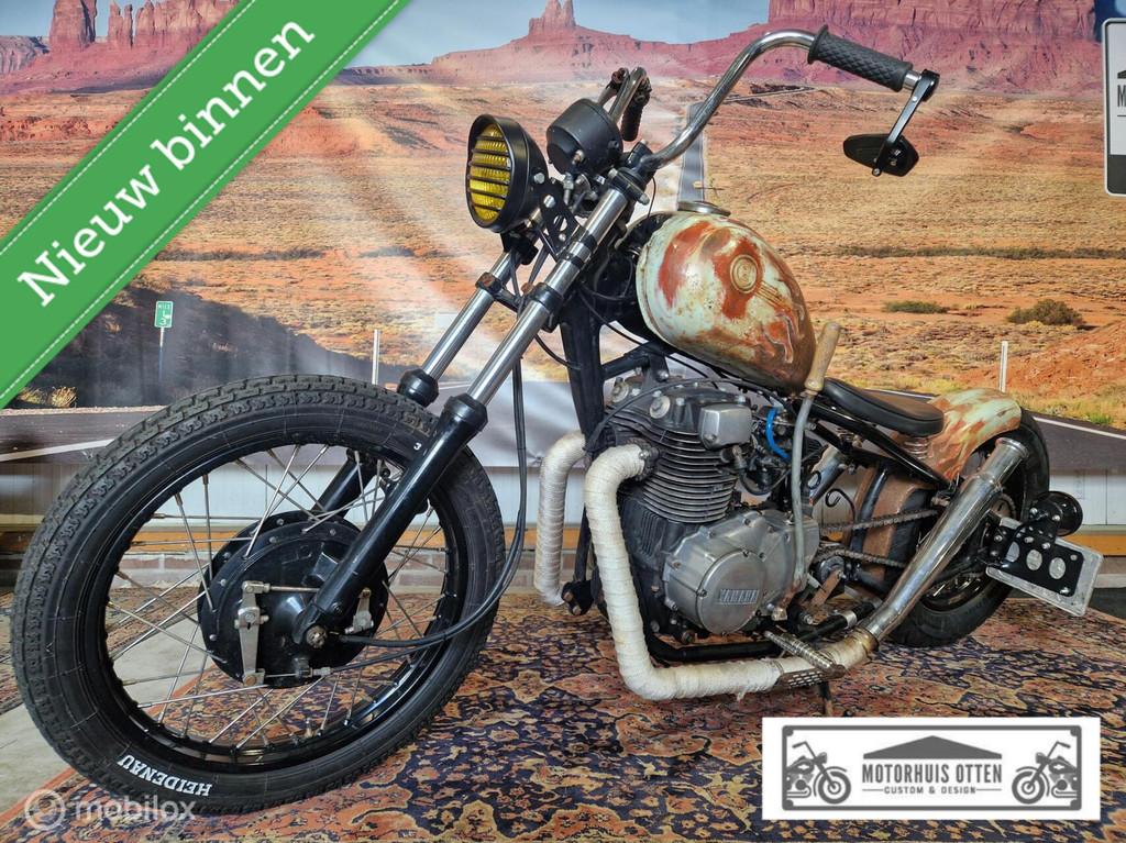 CHOPPER Yamaha XS400 Hardtail Oldscool XS 400, Motoren, Bedrijf, 399 cc, Toermotor, 12 t/m 35 kW