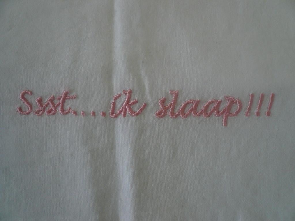 lakentjes katoen wit roze blauw kinderwagen wieg vintage, Ophalen of Verzenden, Gebruikt