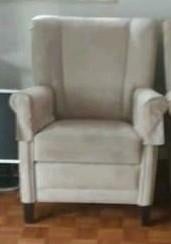 Fauteuil  (Ledro)  Leer, Ophalen, Gebruikt, 50 tot 75 cm, Leer