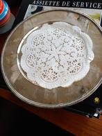 Verzilverde onderborden / serveerschalen (set van 6), Antiek en Kunst, Antiek | Goud en Zilver, Ophalen of Verzenden, Zilver