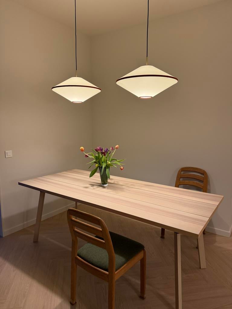 IKEA YPPERLIG Eettafel 200x90 cm, Ophalen, 50 tot 100 cm, Zo goed als nieuw, 150 tot 200 cm
