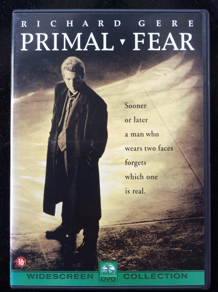 Primal Fear DVD, Vanaf 16 jaar, Ophalen of Verzenden, Zo goed als nieuw, Overige genres