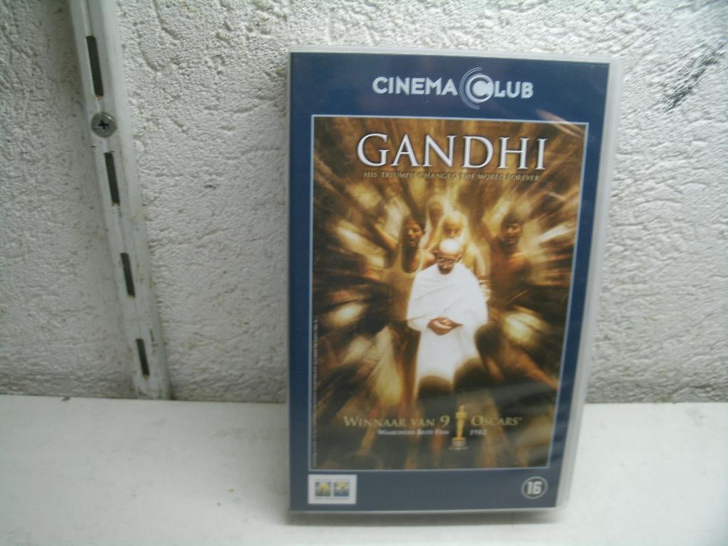 vhs 201b gandhi, Alle leeftijden, Ophalen of Verzenden, Zo goed als nieuw, Actie en Avontuur