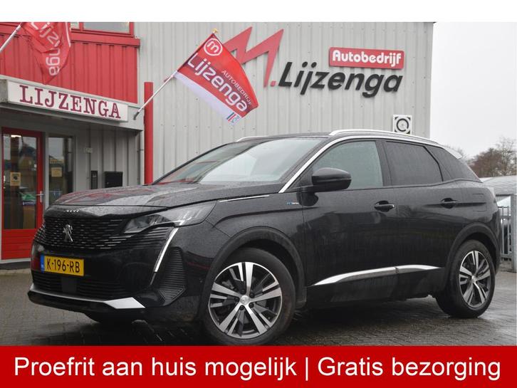 Peugeot 3008 1.6 HYbrid 225 Blue Lease Allure Carplay | Trek, Auto's, Peugeot, Te koop, 360° camera, ABS, Achteruitrijcamera, Airbags