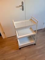 IKEA NISSAFORS roltafel wit – goede staat, Ophalen, Zo goed als nieuw