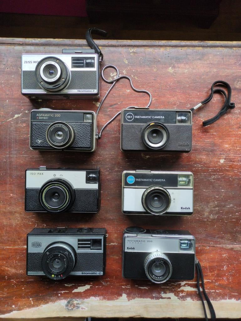 Vintage Instamatic Camera Collectie - 6 Stuks, Ophalen of Verzenden, Compact, Kodak