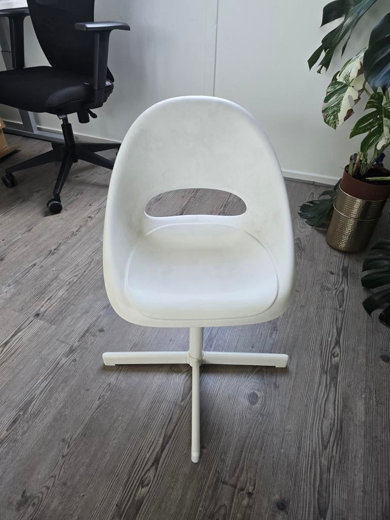 IKEA LOBERGET / SIBBEN Kinderbureaustoel - Wit, Ophalen of Verzenden, Wit