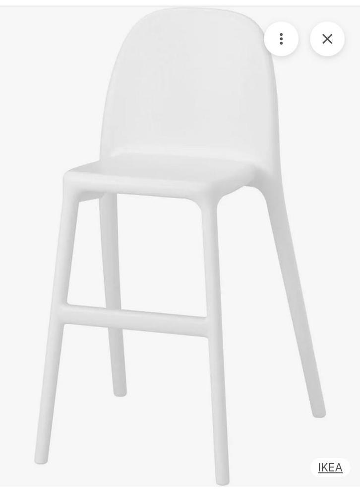 Gratis - Ikea Urban Kinderstoel (wit), Kinderen en Baby's, Kinderstoelen, Gebruikt, Overige typen, Aanschuifbaar, Ophalen