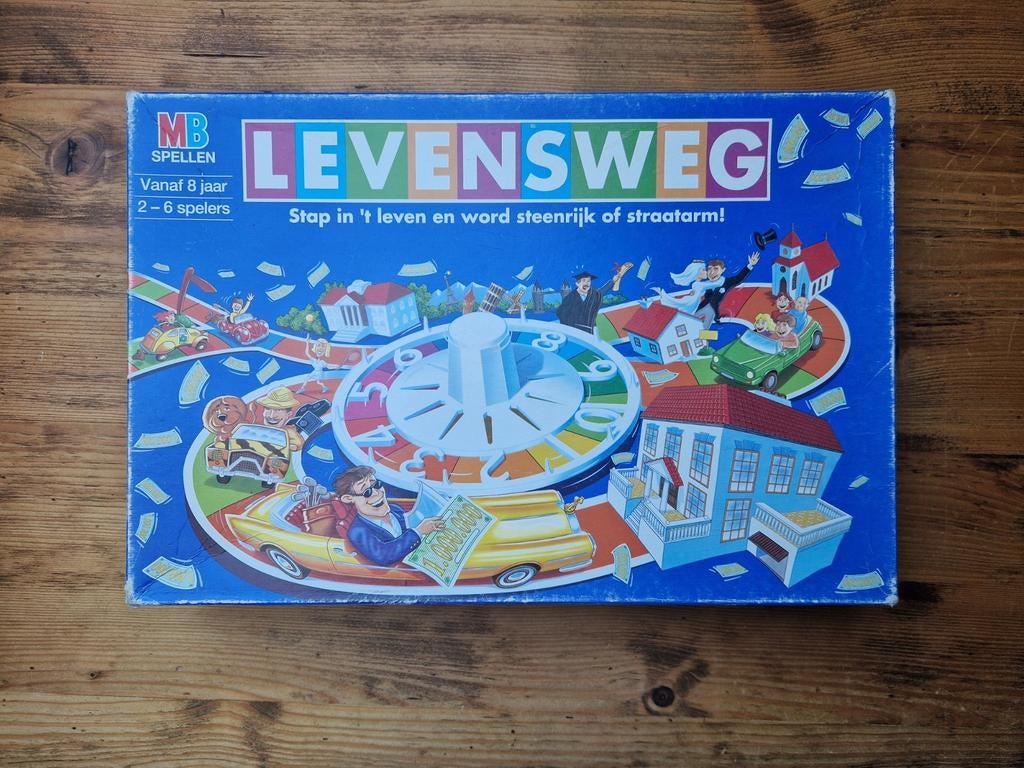 Levensweg bordspel | MB Spellen, Ophalen of Verzenden, Gebruikt, MB Spellen