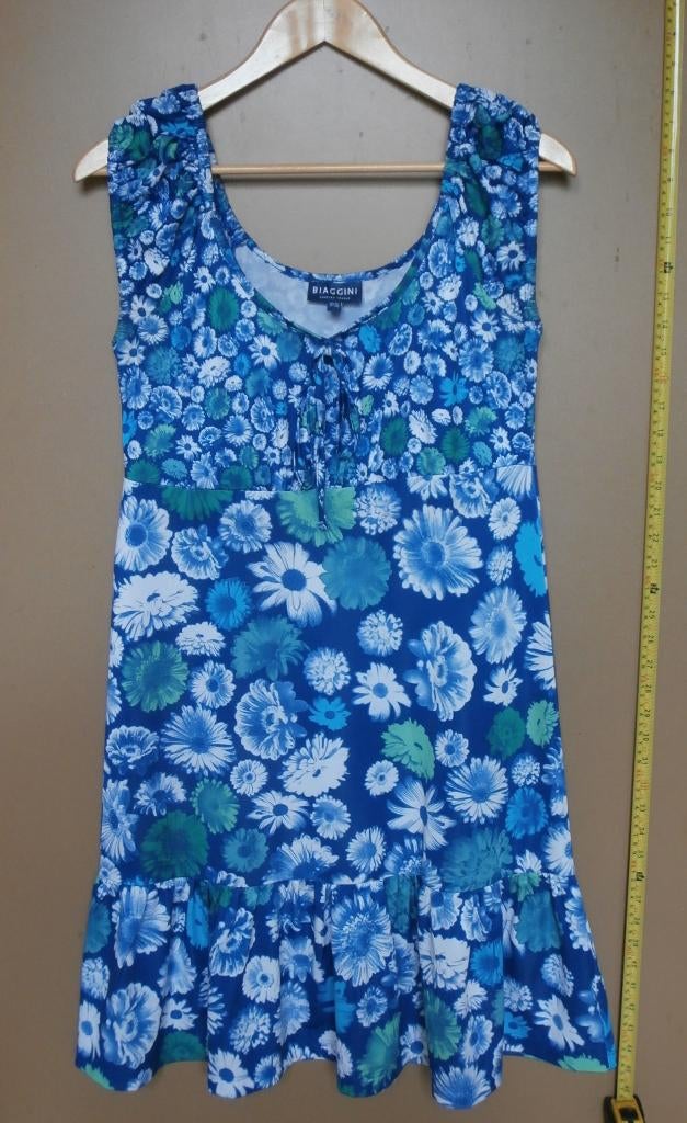 Charles Vögele zomerjurk jurk Biaggini zomer jurkje maat 38, Kleding | Dames, Maat 38/40 (M), Blauw, Ophalen of Verzenden, Zo goed als nieuw