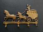 Sleutelrekje kapstok postkoets koets met paarden koetsier, Ophalen of Verzenden