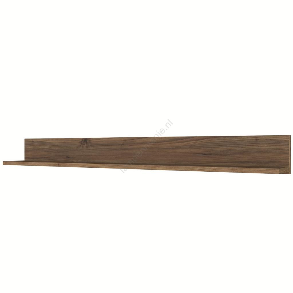 2x Wandplank / schilderijplank in walnoot - 136cm - Nieuw!, Ophalen, Nieuw