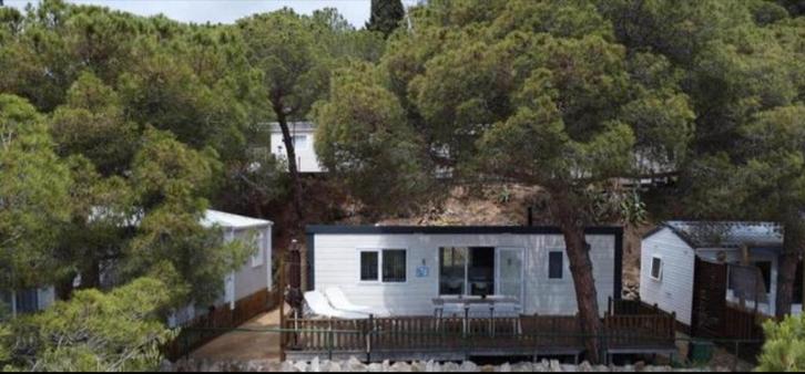 TE KOOP Chalet/Stacaravan in Spanje Topkwaliteit ZONDER PLEK, Vakantie, Vakantiehuizen | Spanje, Costa Brava, Chalet, Bungalow of Caravan