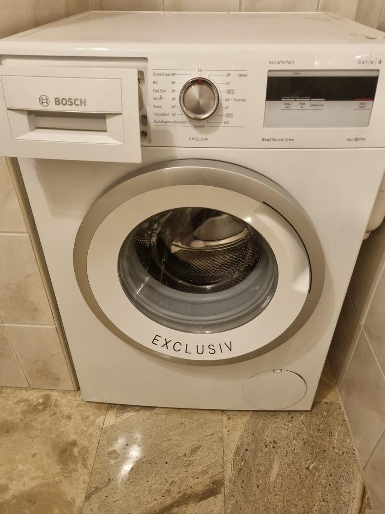 Bosch VarioPerfect Serie 4 Exclusiv Wasmachine 9 kg, Witgoed en Apparatuur, Ophalen
