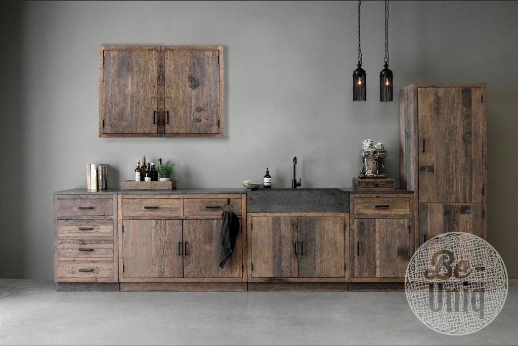Landelijke keuken, Huis en Inrichting, Keuken | Complete keukens, Overige kleuren, Overige typen, Ophalen of Verzenden, Met kookeiland