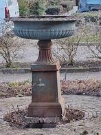 Gietijzeren tuinvaas, Tuin en Terras, Tuinvazen, Ophalen of Verzenden, Gebruikt