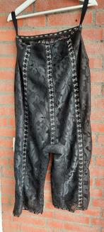 Broek - uniek stuk - Ann Demeulemeester geborduurde mesh, Verzenden, Zwart, Nieuw, Onbekend