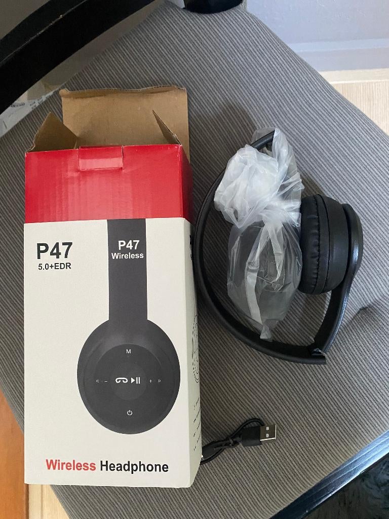 P47 koptelefoon NIEUW, Audio, Tv en Foto, Koptelefoons, Overige merken, Nieuw, Ophalen of Verzenden, Over oor (circumaural)