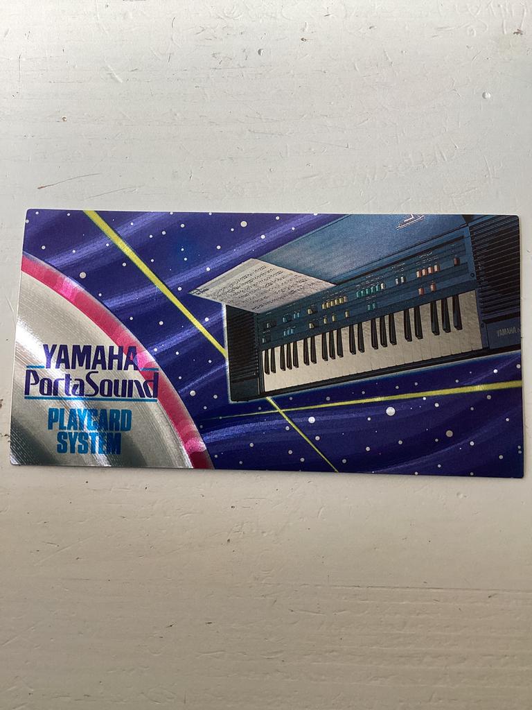 Sticker Yamaha Porta Sound keyboard, Verzenden, Zo goed als nieuw, Merk