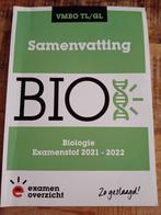 Samenvatting Examenstof Biologie VMBO TL/GL, Ophalen of Verzenden, Nederlands, Overige niveaus, ExamenOverzicht