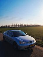 Honda Civic 1.7 I Coupe LS 2003 Grijs, Auto's, Honda, Voorwielaandrijving, Zwart, 4 cilinders, 1073 kg