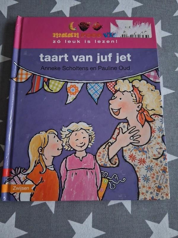 maan roos vis - anneke scholtens - taart van juf jet -avi M3, Boeken, Ophalen of Verzenden, Gelezen, Fictie algemeen