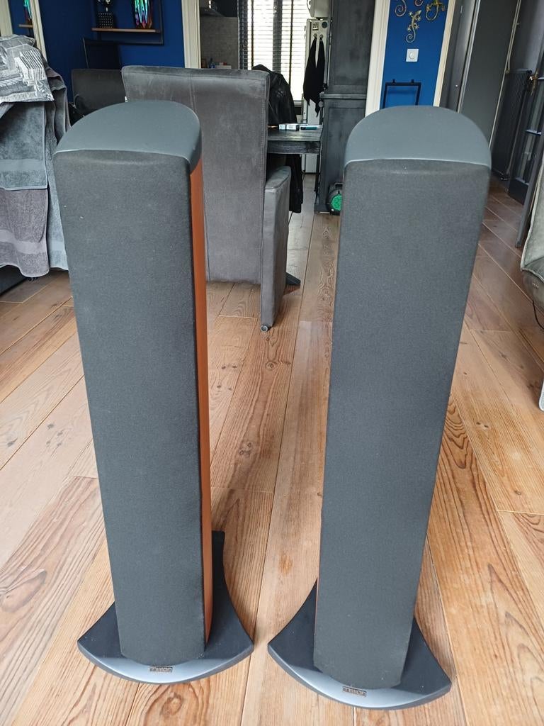 Mission e34  luidsprekers, Audio, Tv en Foto, Luidsprekers, Gebruikt, 60 tot 120 watt, Front, Rear of Stereo speakers, Ophalen