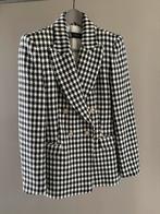 Zara colbert blazer jasje pied de poule 36 S, Kleding | Dames, Zwart, Ophalen of Verzenden, Zo goed als nieuw, Jasje