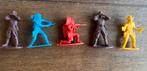 Set van 5 plastic cowboy figuurtjes - Wild West speelgoed, Ophalen of Verzenden, Zo goed als nieuw