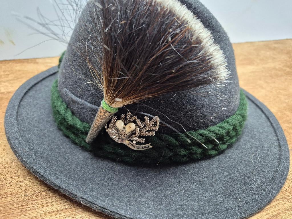 Oktoberfeest trachten Hoed origineel, maat 57 nieuw!, Ophalen of Verzenden, Zo goed als nieuw, 57 cm (M, 7⅛ inch) of minder, Hoed