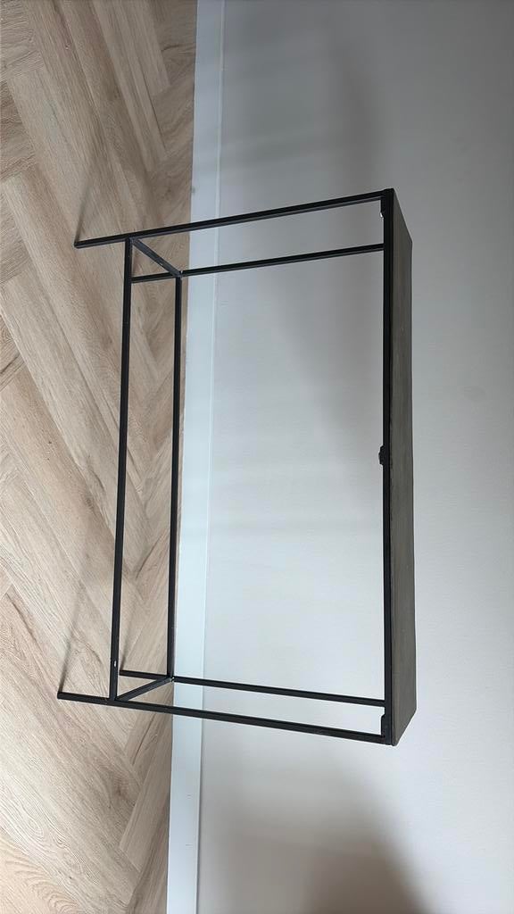 Bijzettafel, Huis en Inrichting, Tafels | Bijzettafels, Ophalen, Zo goed als nieuw, Rechthoekig, 60 cm of meer