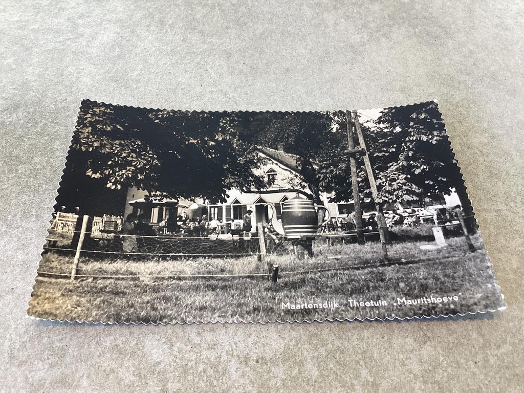 Maartensdijk.     Theetuin ,, Mauritshoeve”, Ophalen of Verzenden, Voor 1920, Friesland