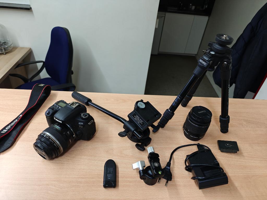 canon eos 77d lens macro lens accesoires, Ophalen of Verzenden, Zo goed als nieuw, Canon, Geen optische zoom