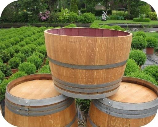 Eiken wijnvaten, wijnvat, regenton, halve vaten, Tuin en Terras, Regentonnen, Niet ingevuld, Gebruikt, Niet ingevuld, Ophalen of Verzenden